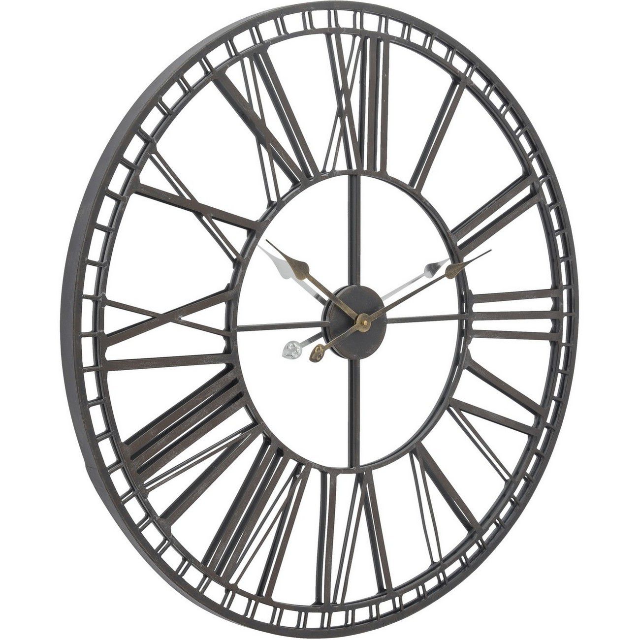 MOBA Skeleton Mirror Wall Clock