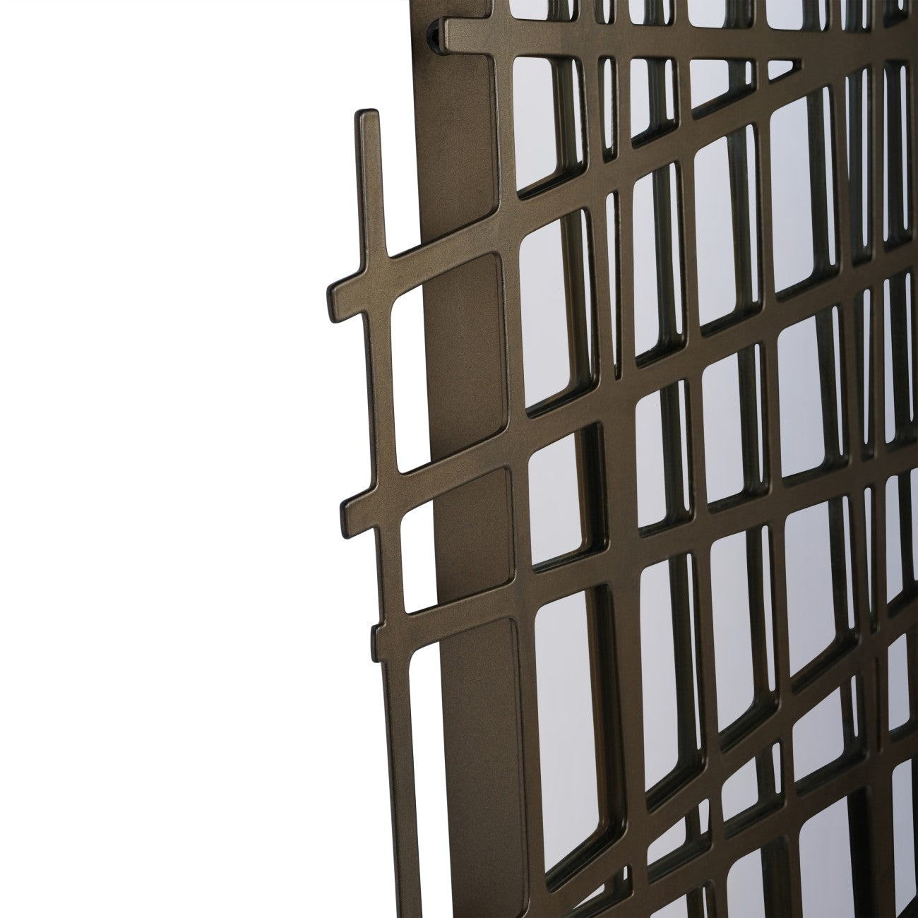 Leonardo Wall Decor Mirror Brass Finish