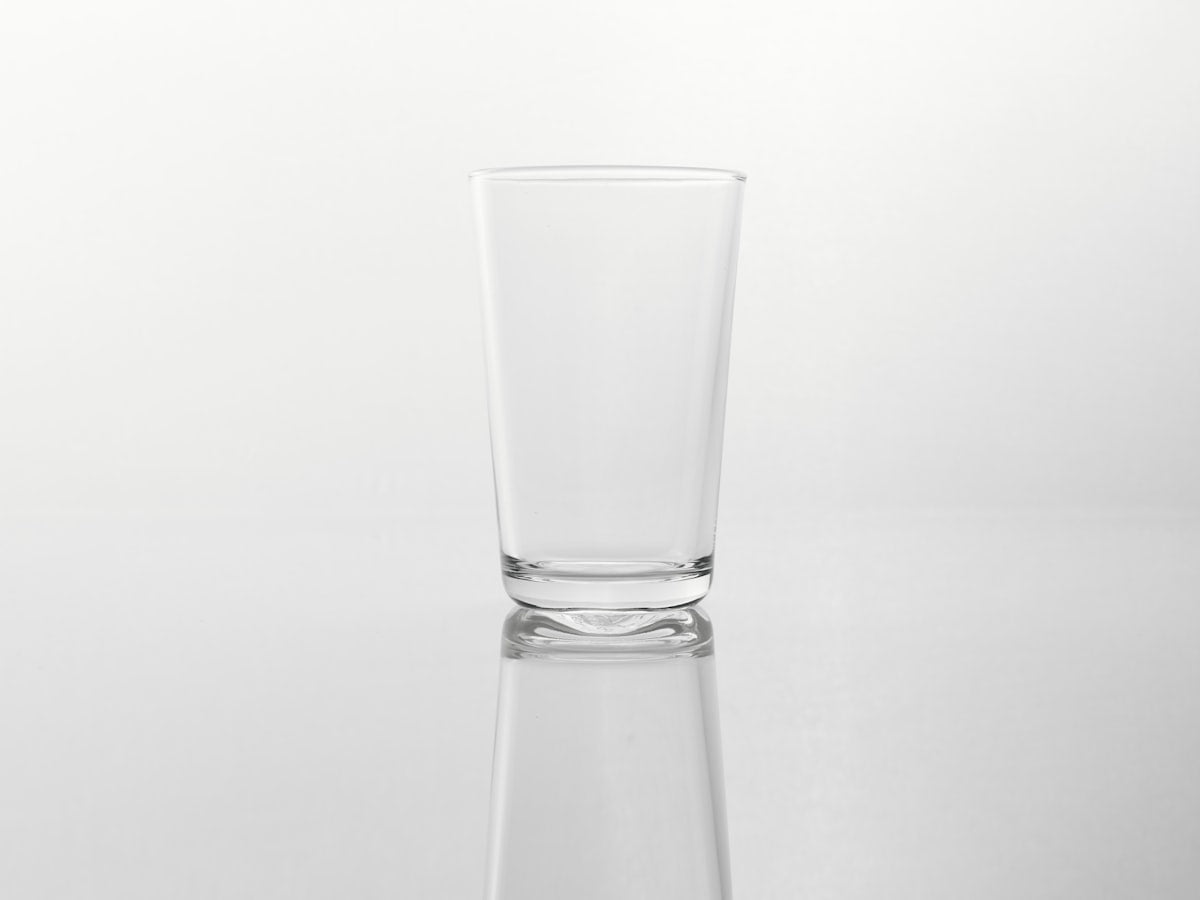 Glass tumbler set, set of 6, styled view