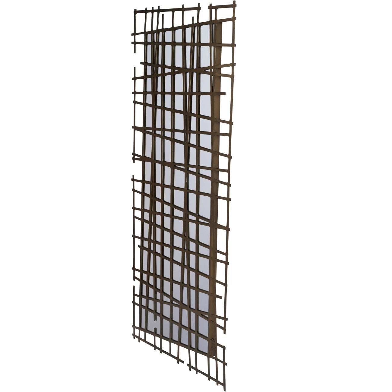 Leonardo Wall Decor Mirror Brass Finish