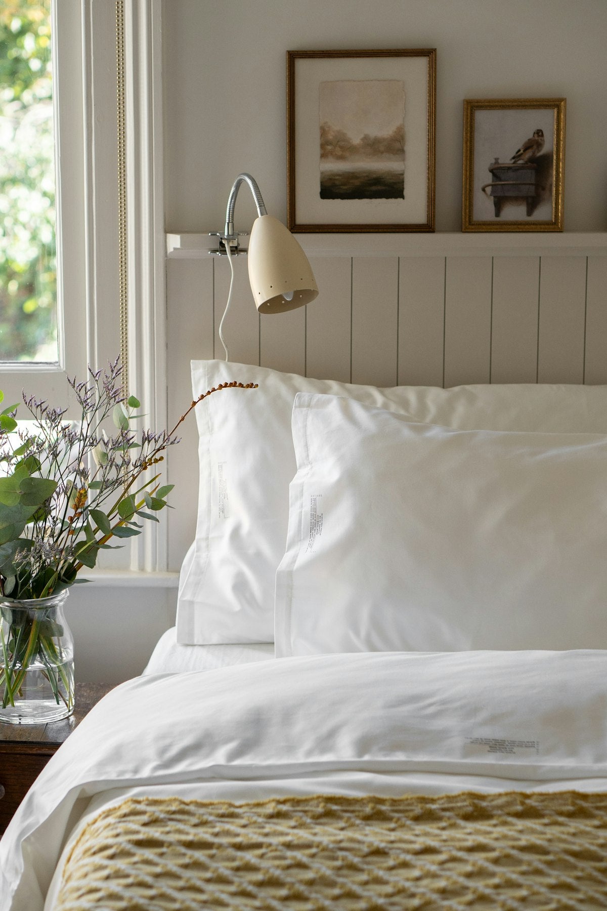 Brushed cotton flannel sheet set